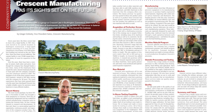 Crescent Manufacturing future